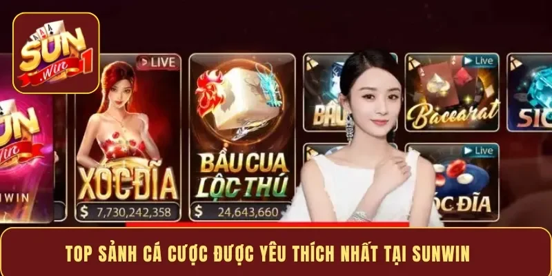 Top sảnh cá cược được yêu thích nhất 